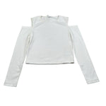 Lu Lu By Miss Grant Shirt Girocollo tinta unita Bianco per Bambina 0LL3924 BIANCO LU LU BY MISS GRANT 