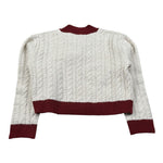Lu Lu By Miss Grant Maglia Scollo A V tinta unita Panna per Bambina KK4070 PANNA LU LU BY MISS GRANT 