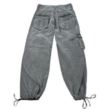 Lu Lu By Miss Grant Pantalone tinta unita Modello Palazzo con Elastici Grigio per Bambina LL3212 GRIGIO LU LU BY MISS GRANT 