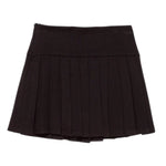 Lu Lu By Miss Grant Gonna tinta unita con Zip Nero per Bambina LL3713 NERO LU LU BY MISS GRANT 