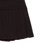 Lu Lu By Miss Grant Gonna tinta unita con Zip Nero per Bambina LL3713 NERO LU LU BY MISS GRANT 