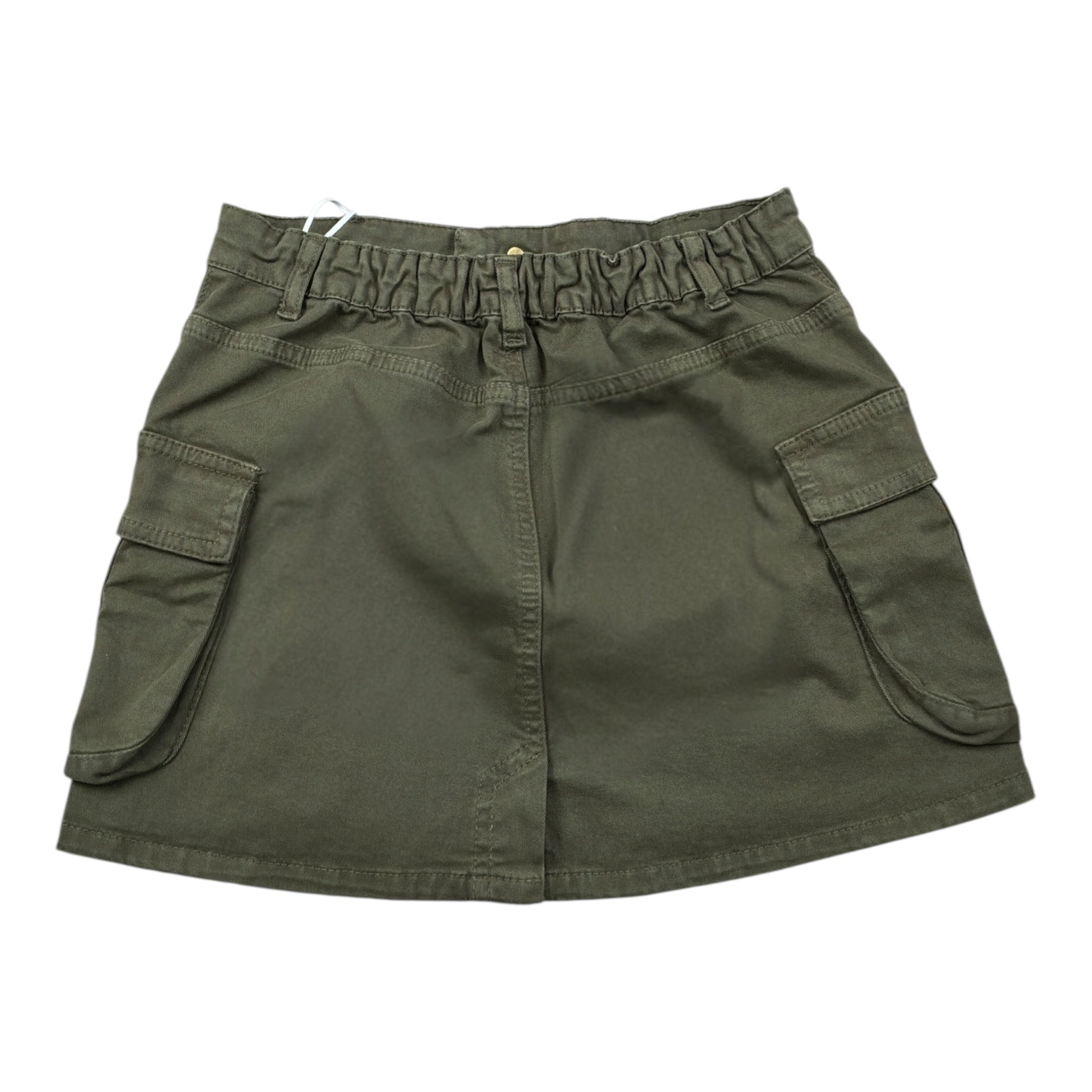 Lu Lu By Miss Grant Gonna tinta unita con Elastico In Vita Verde per Bambina LL3753 VERDE LU LU BY MISS GRANT 