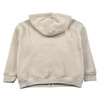 Lu Lu By Miss Grant Felpa tinta unita con Zip E Cappuccio Beige per Bambina LL3867X BEIGE LU LU BY MISS GRANT 