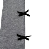 Lu Lu By Miss Grant T-Shirt In Maglia con Manicotti tinta unita Grigio per Bambina LL3888 GRIGIO LU LU BY MISS GRANT 