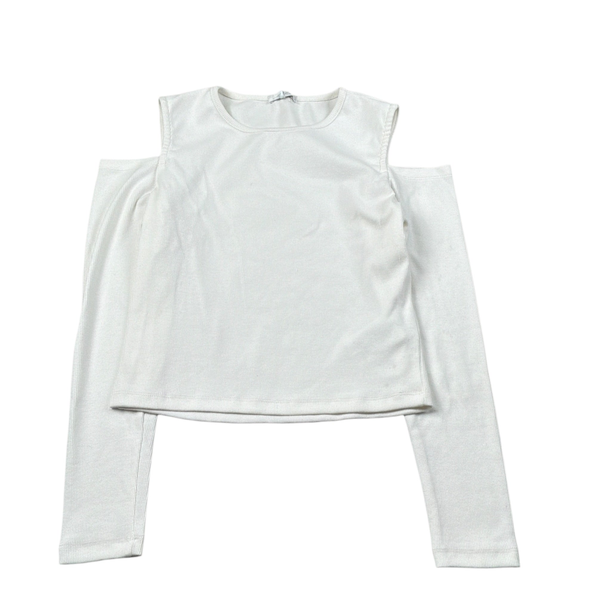 Lu Lu By Miss Grant Shirt tinta unita con Aperture Bianco per Bambina LL3924X BIANCO LU LU BY MISS GRANT 