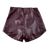Lu Lu By Miss Grant Short Ecopelle tinta unita Bordeaux per Bambina LL3934X BORDEAUX LU LU BY MISS GRANT 