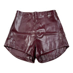 Lu Lu By Miss Grant Short Ecopelle tinta unita Bordeaux per Bambina LL3934XX BORDEAUX LU LU BY MISS GRANT 