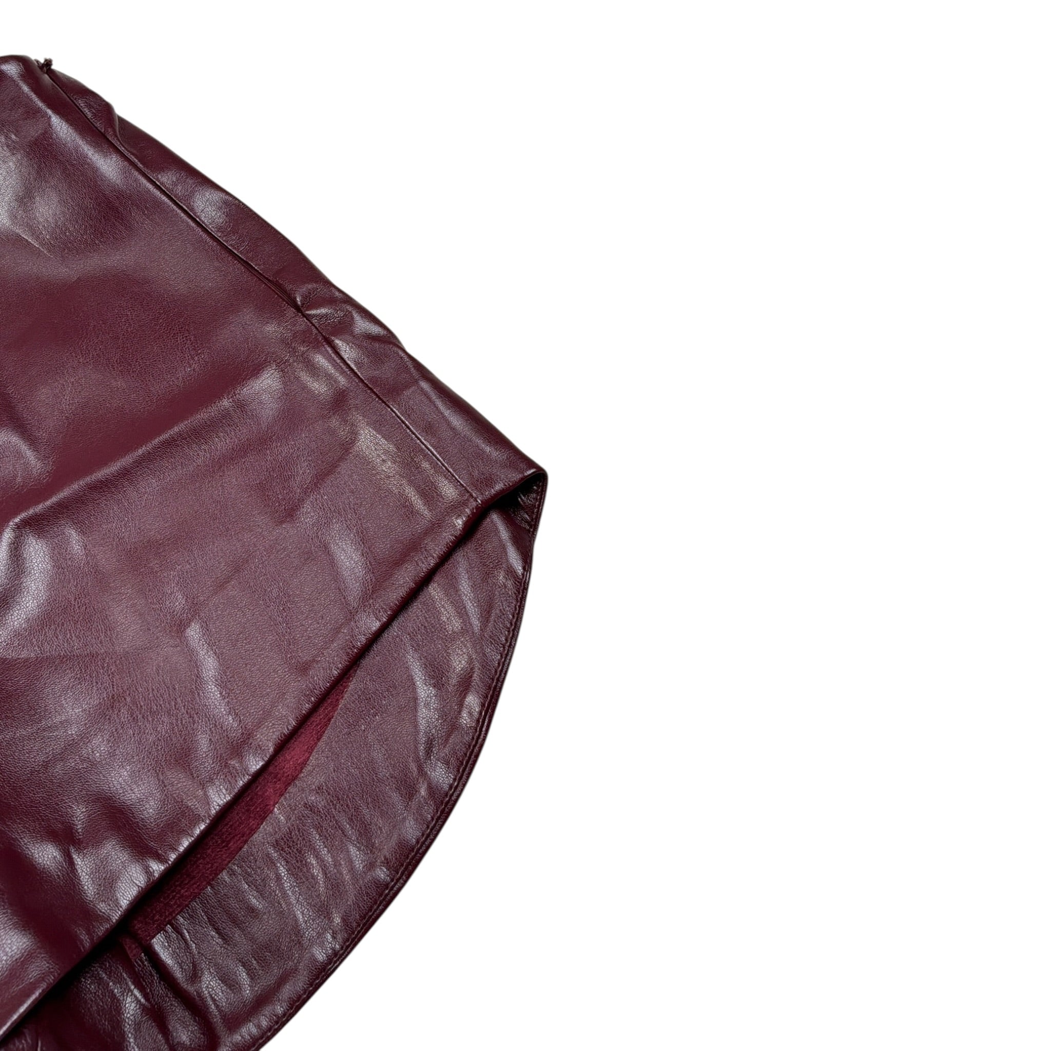Lu Lu By Miss Grant Short Ecopelle tinta unita Bordeaux per Bambina LL3934XX BORDEAUX LU LU BY MISS GRANT 
