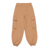 Lu Lu By Miss Grant Pantalone tinta unita con Elastico In Vita Cammello per Bambina LL3947X CAMMELLO LU LU BY MISS GRANT 
