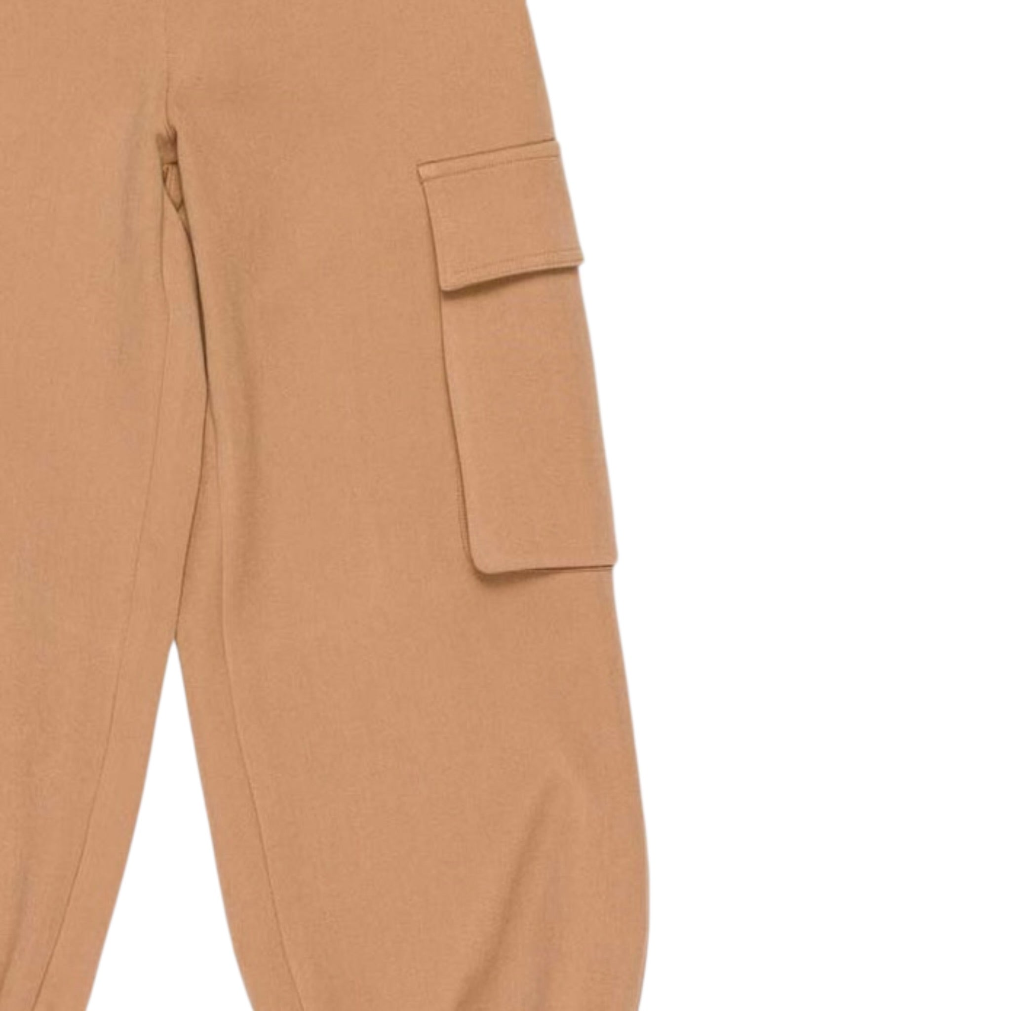 Lu Lu By Miss Grant Pantalone tinta unita con Elastico In Vita Cammello per Bambina LL3947X CAMMELLO LU LU BY MISS GRANT 