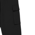 Lu Lu By Miss Grant Pantalone tinta unita con Elastico In Vita Nero per Bambina LL3947X NERO LU LU BY MISS GRANT 