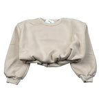 Lu Lu By Miss Grant Felpa Xhiusa Girocollo tinta unita Beige per Bambina LL3949 BEIGE LU LU BY MISS GRANT 
