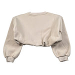 Lu Lu By Miss Grant Felpa Xhiusa Girocollo tinta unita Beige per Bambina LL3949 BEIGE LU LU BY MISS GRANT 