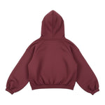 Lu Lu By Miss Grant Felpa tinta unita con Cappuccio Bordeaux per Bambina LL3960 BORDEAUX LU LU BY MISS GRANT 