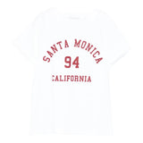Lu Lu By Miss Grant T-Shirt tinta unita con Stampa Bianco per Bambina LL3968 BIANCO LU LU BY MISS GRANT 