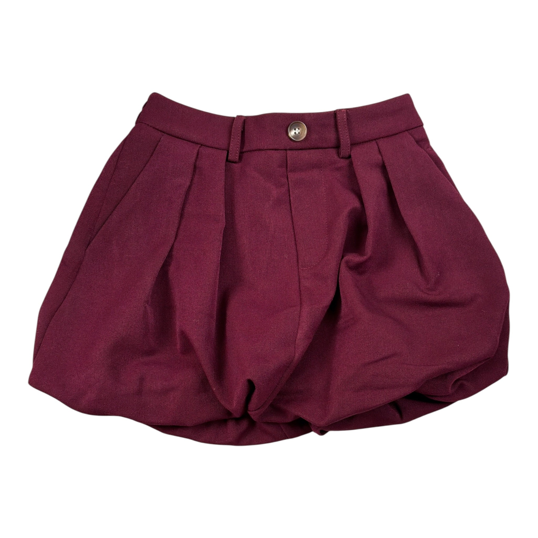 Lu Lu By Miss Grant Gonna tinta unita con Elastico In Vita Bordeaux per Bambina LL3977X BORDEAUX LU LU BY MISS GRANT 