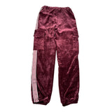 Lu Lu By Miss Grant Pantalone tinta unita In Camoscio Bordeaux per Bambina LL3980 BORDEAUX LU LU BY MISS GRANT 