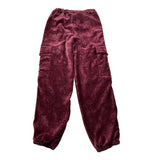 Lu Lu By Miss Grant Pantalone tinta unita In Camoscio Bordeaux per Bambina LL3980X BORDEAUX LU LU BY MISS GRANT 