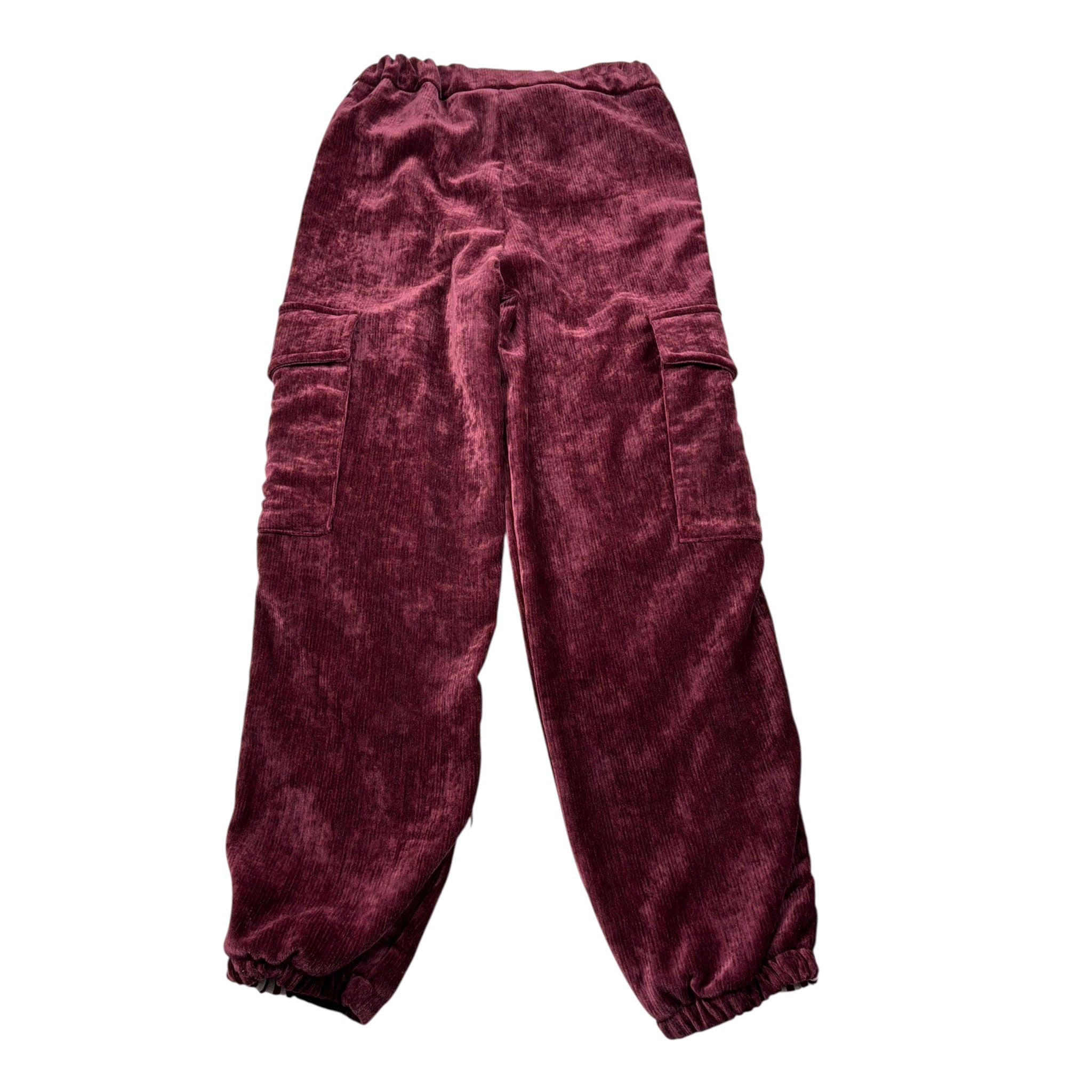 Lu Lu By Miss Grant Pantalone tinta unita In Camoscio Bordeaux per Bambina LL3980X BORDEAUX LU LU BY MISS GRANT 