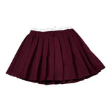 Lu Lu By Miss Grant Gonna tinta unita con Elastico In Vita Bordeaux per Bambina LL3996 BORDEAUX LU LU BY MISS GRANT 