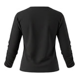 Lu Lu By Miss Grant Maglia tinta unita In Velluto Nero per Bambina LL4022 NERO LU LU BY MISS GRANT 