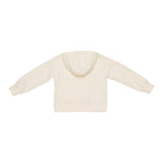 Lu Lu By Miss Grant Felpa tinta unita con Cappuccio Panna per Bambina LL4045 PANNA LU LU BY MISS GRANT 