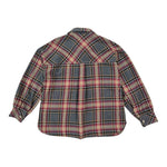 Lu Lu By Miss Grant Camicia Bicolore con Fantasia A Quadri Grigio per Bambina LL4049 GRIGIO LU LU BY MISS GRANT 