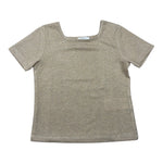 Lu Lu By Miss Grant T-Shirt tinta unita Oro per Bambina LL40555 ORO LU LU BY MISS GRANT 