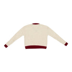 Lu Lu By Miss Grant Maglia tinta unita con Profili In Contrasto Panna per Bambina LL4070X PANNA LU LU BY MISS GRANT 
