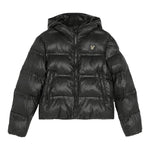 Lyle&Scott Giubbino tinta unita con Zip E Cappuccio Nero per Bambino 51624 NERO LYLE&SCOTT 
