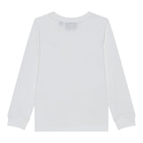 Lyle&Scott Shirt Girocollo tinta unita con Logo Bianco per Bambino 52299 BIANCO LYLE&SCOTT 