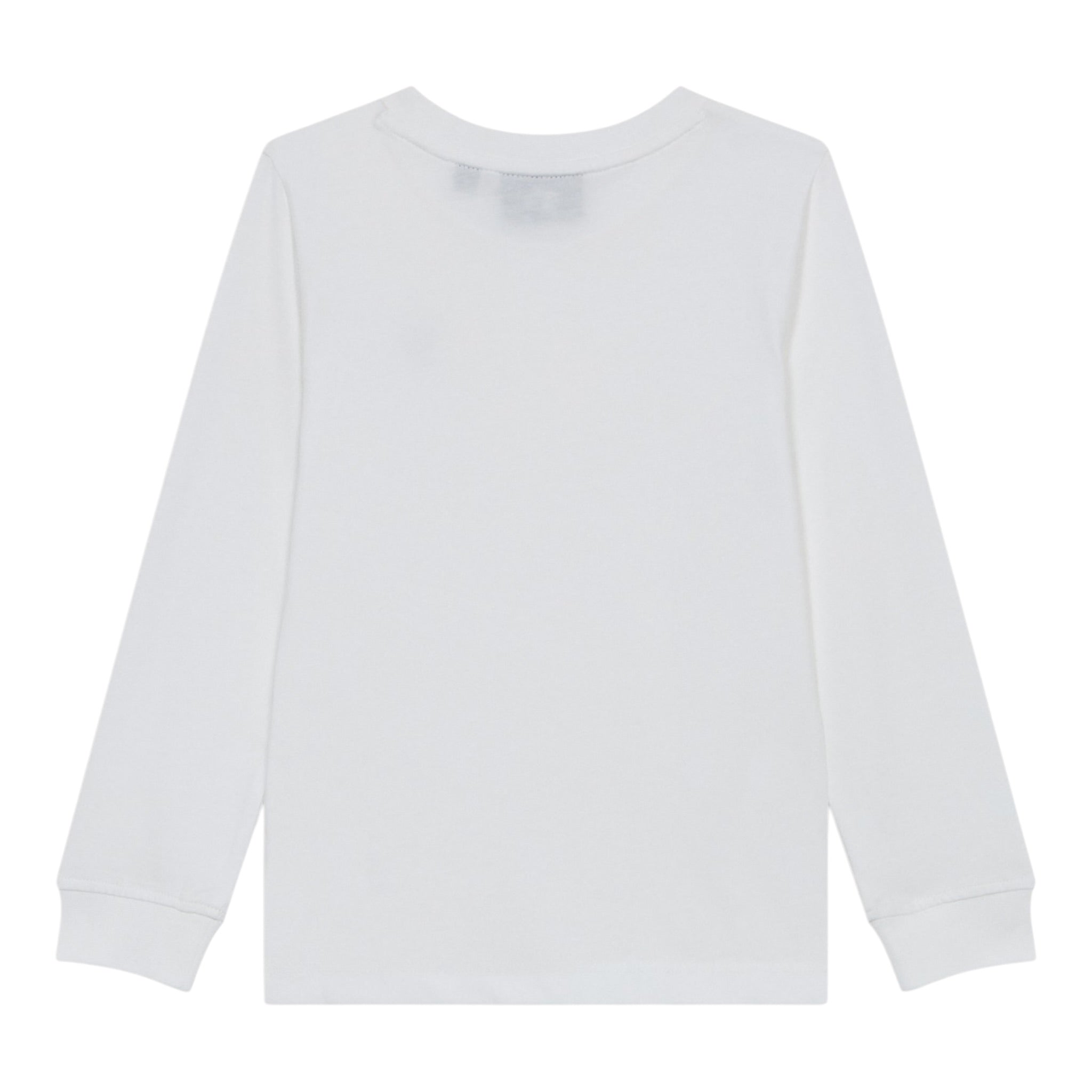 Lyle&Scott Shirt Girocollo tinta unita con Logo Bianco per Bambino 52299 BIANCO LYLE&SCOTT 