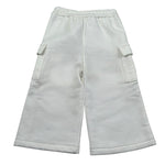U+È Pantalone tinta unita Modello Palazzo Bianco per Neonata UE1482 BIANCO U+è 
