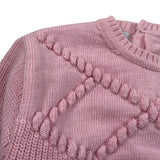 U+È Maglia Girocollo tinta unita Rosa per Neonata UE1510 ROSA U+è 