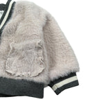 U+È Cardigan tinta unita Peluche Beige per Neonata UE1553 BEIGE U+è 