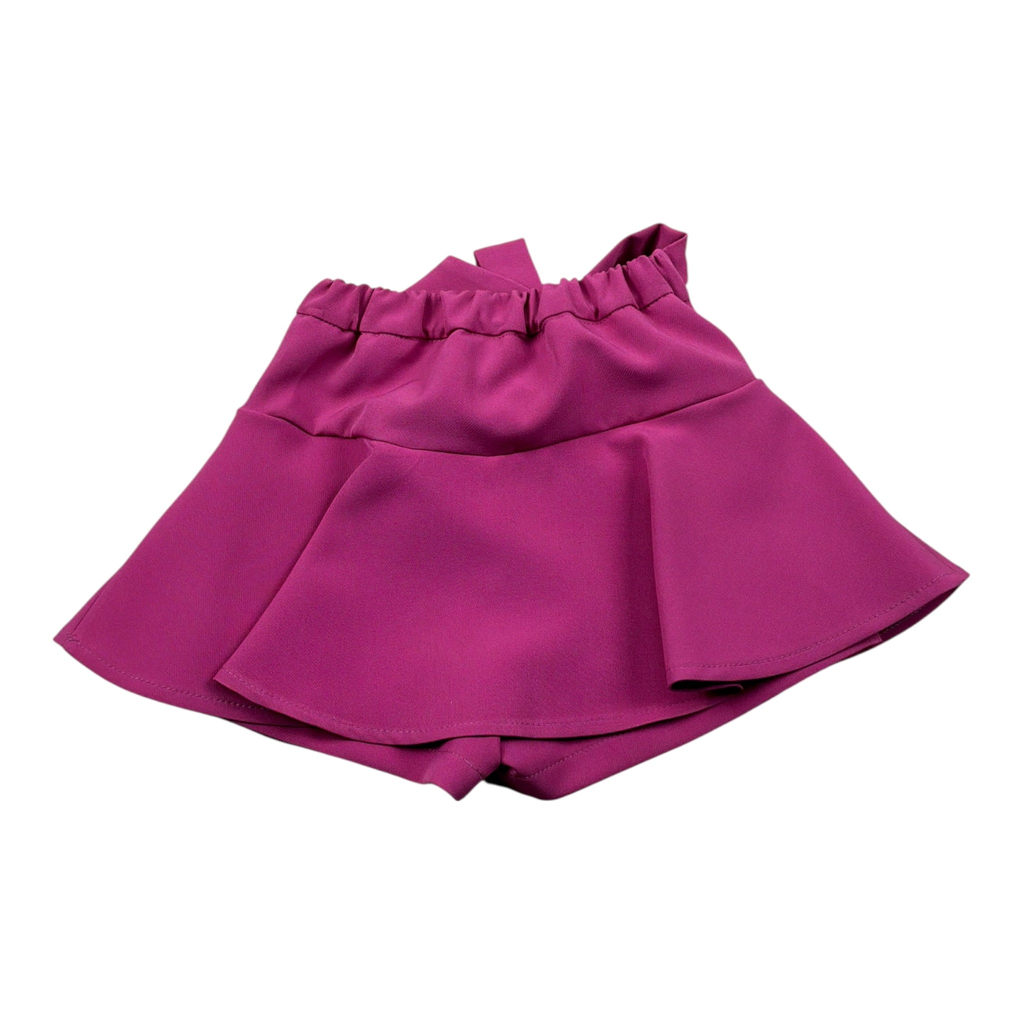 U+È Short tinta unita con Eastico In Vita Fuxia per Neonata UE1647 FUXIA U+è 