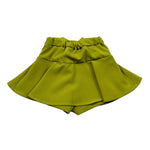 U+È Short tinta unita con Eastico In Vita Verde per Neonata UE1647 VERDE U+è 