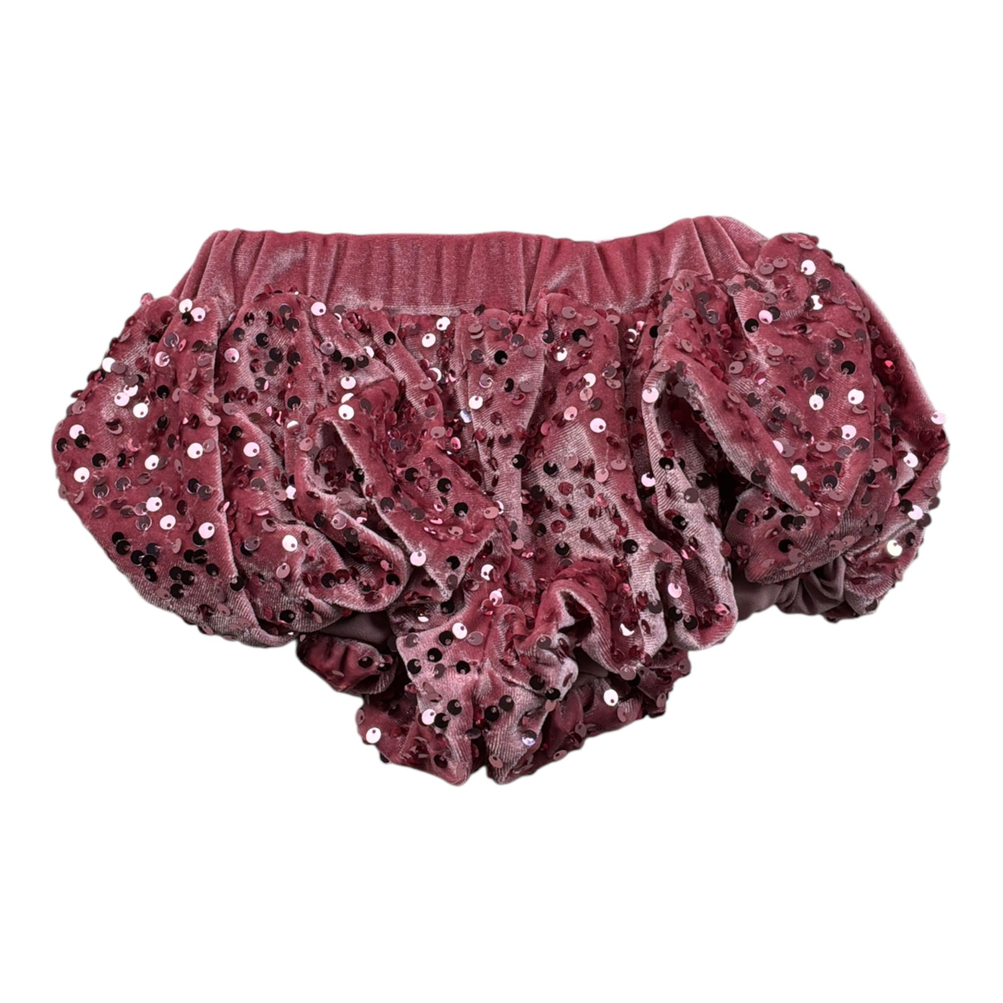 U+È Coulotte tinta unita con Paillettes Rosa per Neonata UE2113 ROSA U+è 
