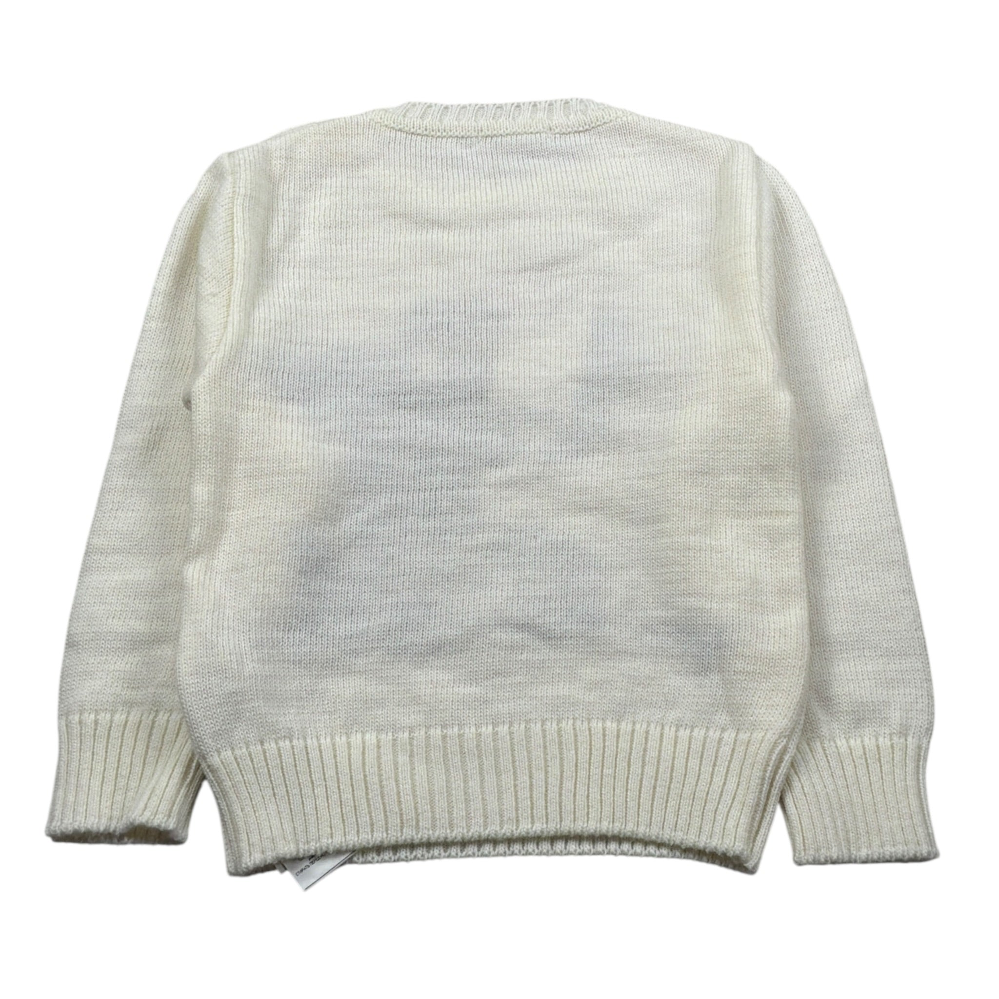 U+È Maglia Girocollo tinta unita Panna per Bambino UEM0397 PANNA U+è 