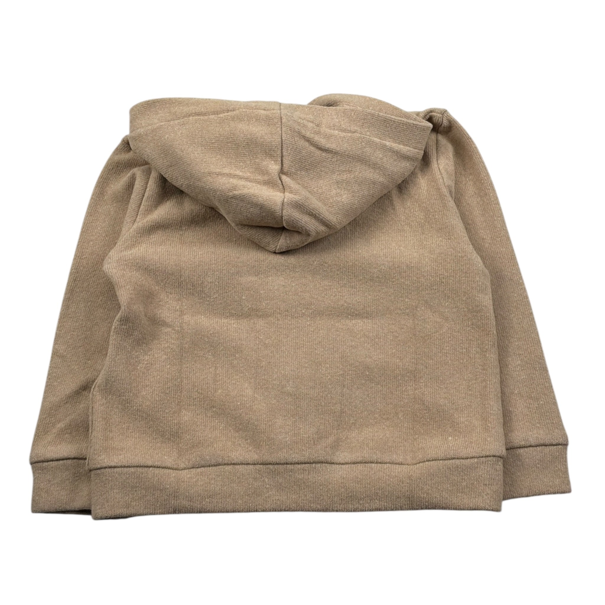 U+È Felpa con Zip E Cappuccio tinta unita Biscotto per Bambino UEM0425 BISCOTTO U+è 
