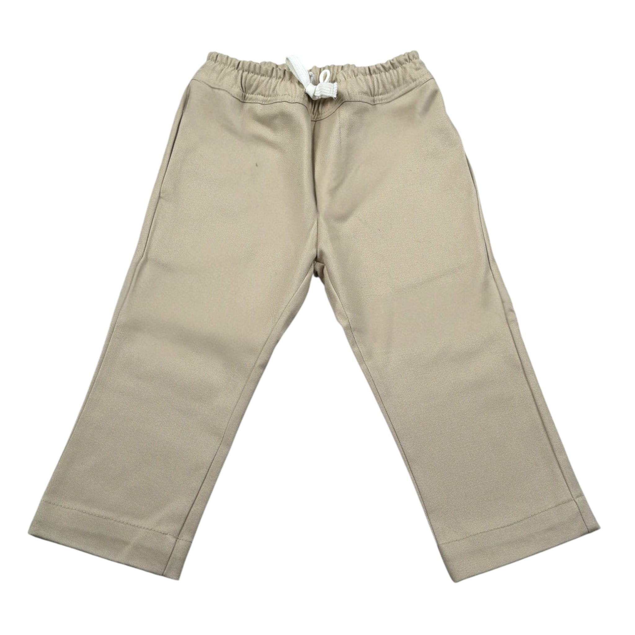 U+È Pantalone tinta unita con Elastico In Vita Beige per Neonato UEM0430 BEIGE U+è 