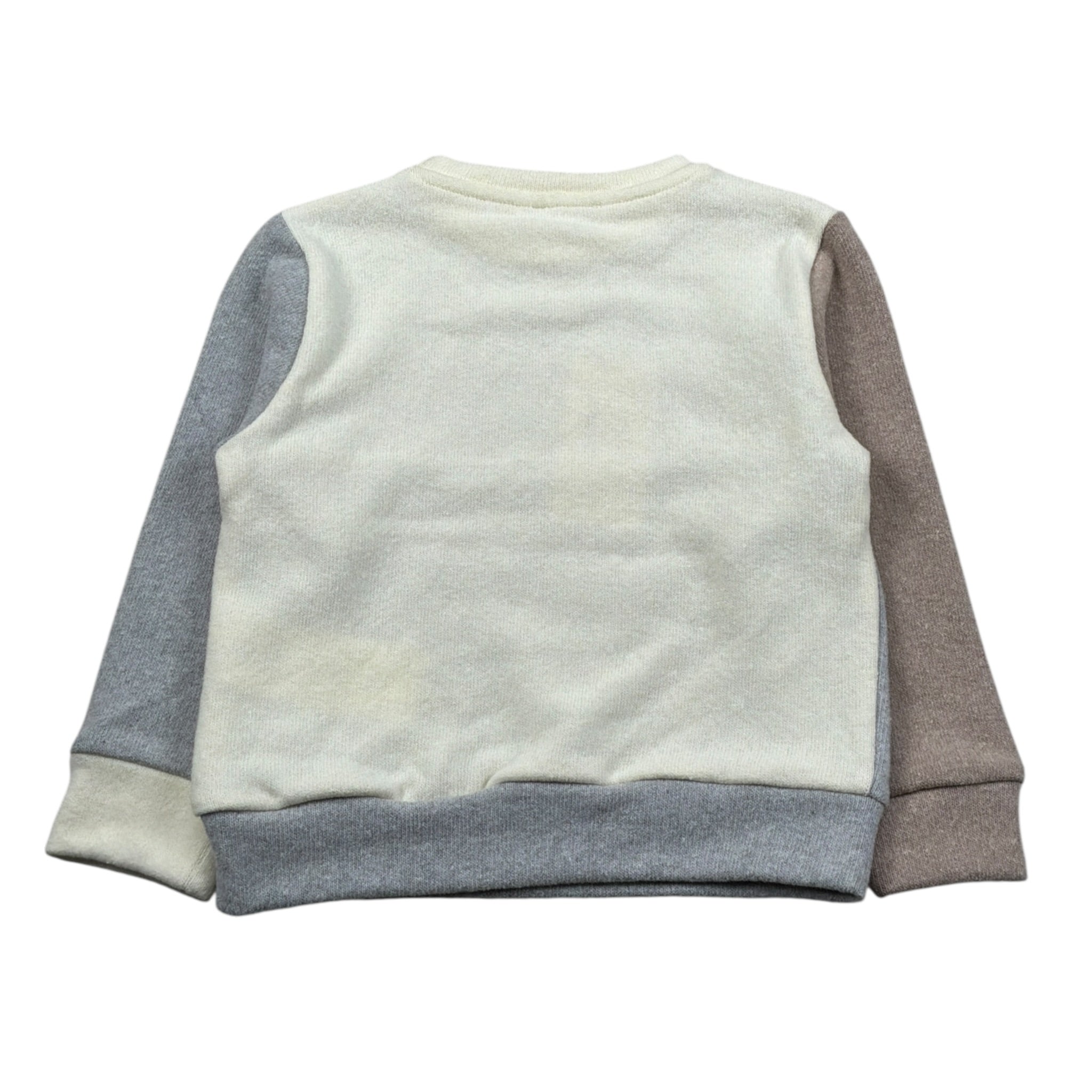 U+È Maglia Girocollo Bicolore Grigio per Bambino UEM0449 GRIGIO U+è 