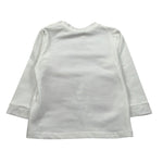 U+È Shirt Girocollo tinta unita con Ricami Panna per Neonato UEM0465 PANNA U+è 