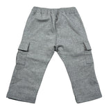 U+È Pantalone tinta unita con Elastico In Vita Grigio per Neonato UEM0468 GRIGIO U+è 