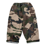U+È Pantalone tinta unita con Fantasia Militare Verde per Neonato UEM0591N VERDE U+è 