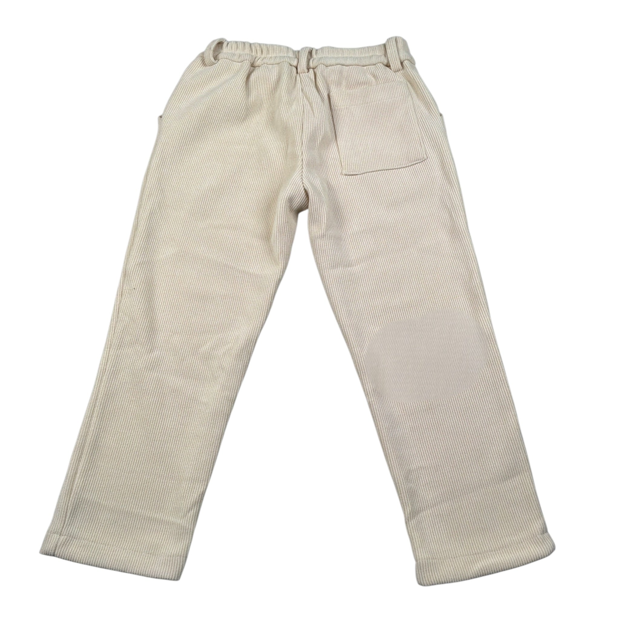 M+E' Pantalone tinta unita con Elastico In Vita Beige per Bambino UEM0610 BEIGE M+E' 