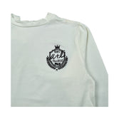M+E' Shirt Girocollo tinta unita con Ricami Panna per Neonato UEM0620N PANNA M+E' 