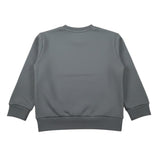 M+E' Felpa tinta unita con Stampa Grigio per Bambino UEM0625JX GRIGIO M+E' 