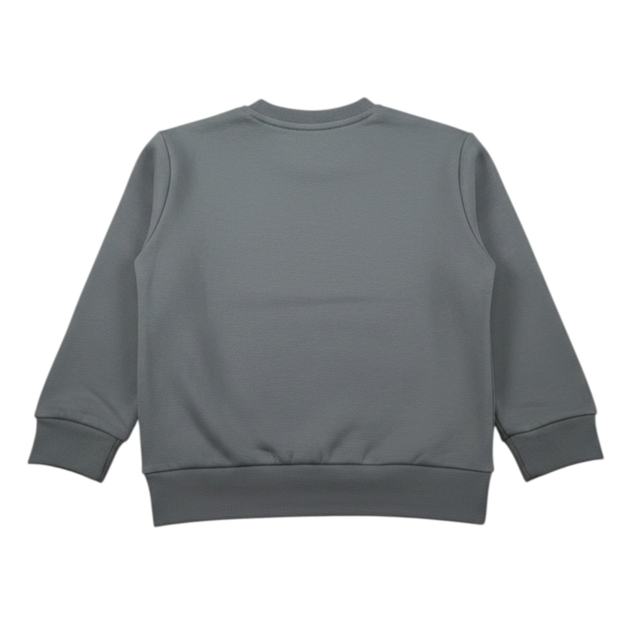 M+E' Felpa tinta unita con Stampa Grigio per Neonato UEM0625X GRIGIO M+E' 