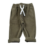 U+È Pantalone tinta unita con Elastico In Vita Verde per Bambino UEM0654J VERDE U+è 